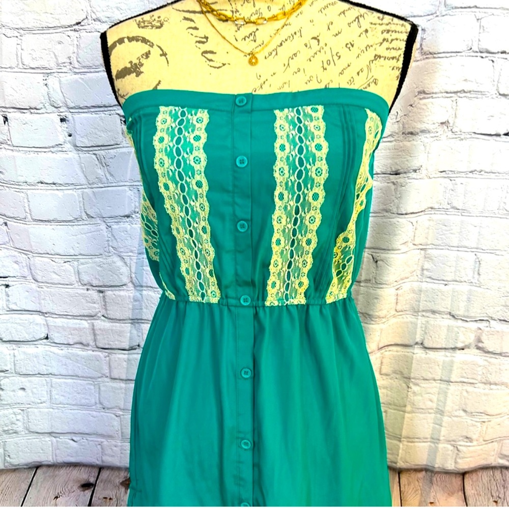 Greenish blue charming Charlie dress